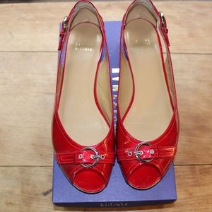 ***SOLD***Stuart Weitzman Chitchat red flats